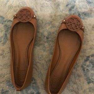 Brown Tory Burch flats